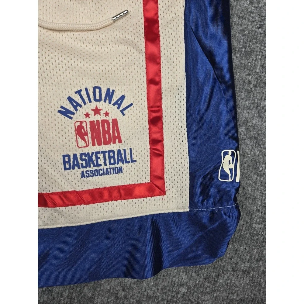 NBA Mens Basketball Shorts Red White Blue Mesh Athletic Size M NWT #1135